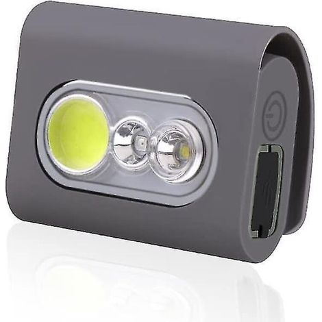 Ansteckbares Lauflicht, Sicherheits-LED für Jogger mit starkem Magnetclip, USB-wiederaufladbar, für reflektierende Westen von Läufern, Joggern und Hunden. (1/5)