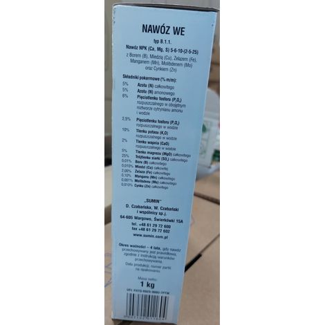 SUMIN ENGRAIS granulé pour myrtilles 1000 g (1/5)