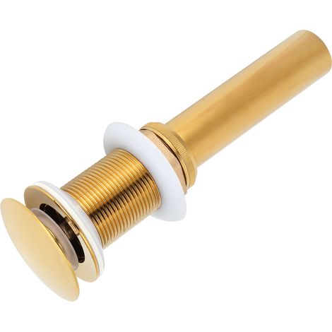 Bouchon de vidage en laiton anti-bouchage pour lavabo de salle de bain, accessoire sans trou (1/5)