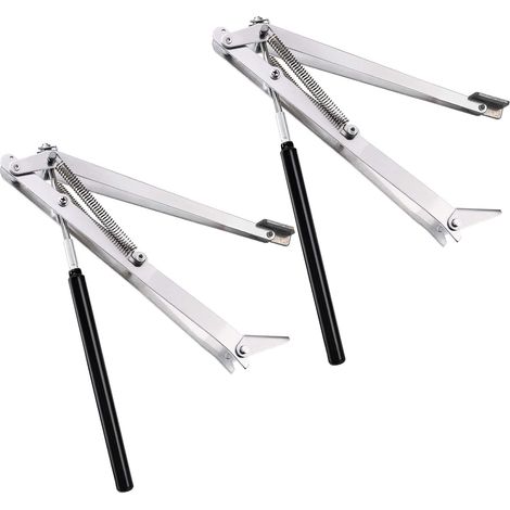 Lot de 2 ouvre-fenêtre pour serre, capacité de levage jusqu'à 14 kg, ouverture automatique de fenêtre pour serre, hauteur de levage de 45 cm, ouverture automatique pour toutes les serres (1/5)