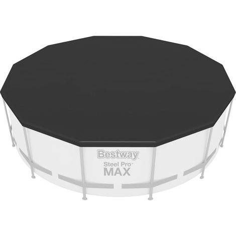 Trade Shop - TELO COPRIPISCINA TELONE COPERTURA PISCINA CON STRUTTURA 366CM CON FORI DRENAGGIO 58037 -