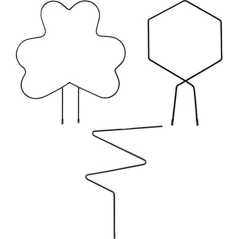 Treillis pour pots d'intérieur, adapté aux plantes grimpantes d'intérieur et d'extérieur (1/5)