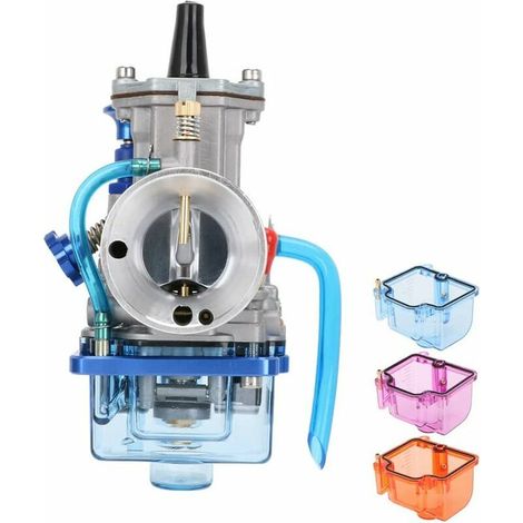VURAHOME - Pwk 34MM Carburateur Universel Moto Power Jet Carburateur Remplacer pour 125cc à 250cc Moteur Dirt Pit Bike Motocross Moto Scooter ATV Quad Pwk 34MM Carb