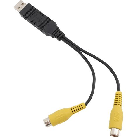Adaptateur de Sortie Vidéo USB vers CVBS, Convertisseur Vidéo HD pour Autoradio, Interface USB vers Simple pour Une connectivité Transparente du Véhicule (1/5)