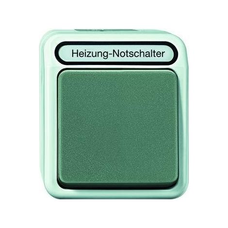 Merten Heizungs-Notschalter,Aus, 2-polig mit Kontroll-Langfeldleuchte, lichtgrau, AQUASTAR MEG3449-8029 (1/5)