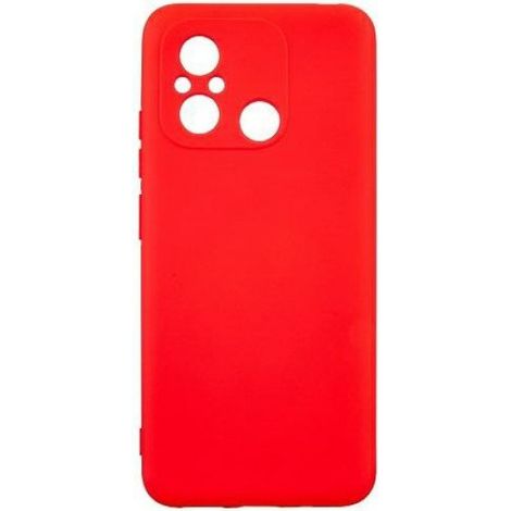 Coque Xiaomi 12C - Silicone Rouge - Protection Antichoc et Antirayure - Découpes Précises - Confort de Prise en Main - 1 Pièce (1/3)
