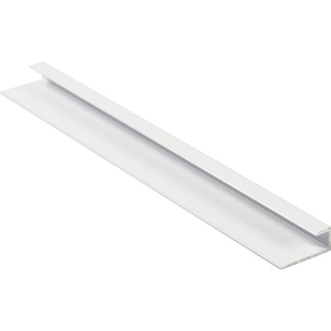 Grosfillex Einfass-Profil 2,6 m 6 x 5,5 mm Alu weiß Leiste