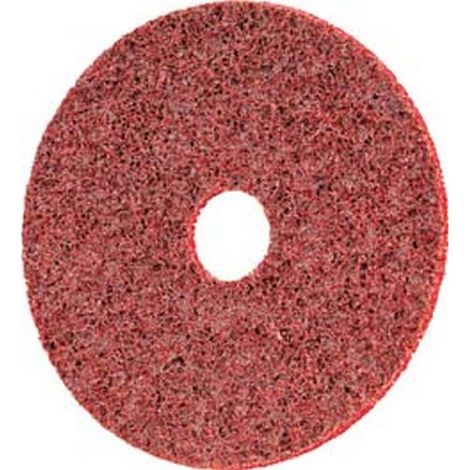 Velcro® Abrasivi, Ø 115 Mm, Con Centraggio Livello Grano Finezza Ceramica: Media, Colore Rosso