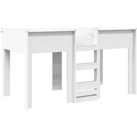Maison Exclusive - Letto a Castello per Bambini Bianco 90 x 190 cm