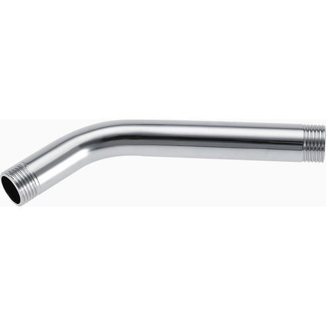 Bras de douche à main en acier inoxydable chromé, rallonge murale (1/5)