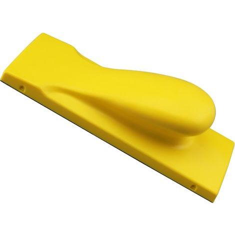 Bloc de ponçage manuel, rectangulaire 198x70mm, Version en cuir pour les tampons de papier de verre autocollants, idéal pour le travail du bois, la restauration, et les outils (1/5)