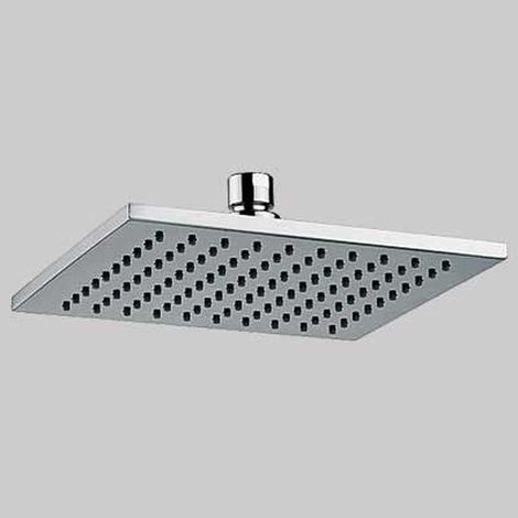 SOFFIONE DOCCIA SATURNO OTTONE CROMATO - 1/2 - 250x250 mm