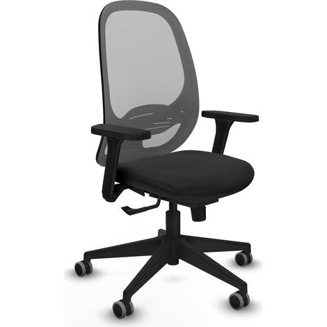 Silla de oficina piqueras y crespo Cilanco gris negro espuma (1/2)