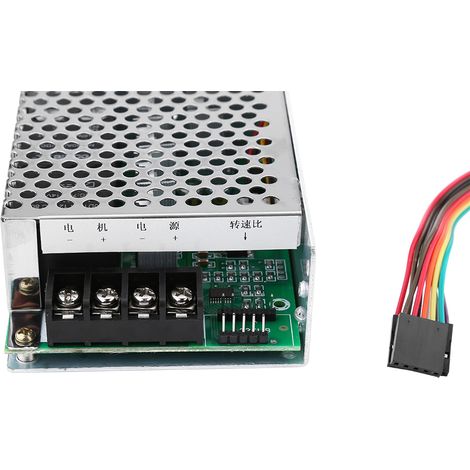 PWM-Drehzahlregler für 10-55V-Gleichstrommotoren mit Bürsten, reversiblem CW/CCW-Schalter und Digitalanzeige (1/5)
