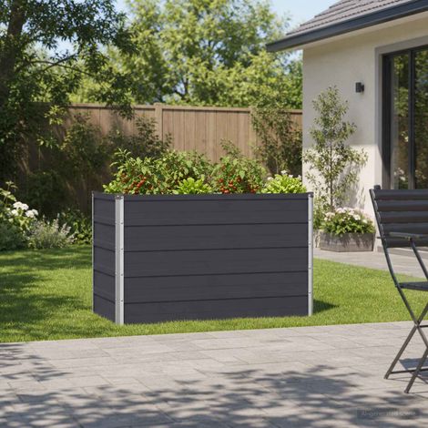Jardin surélevé Anthracite 100 x 40 x 55 cm (1/5)