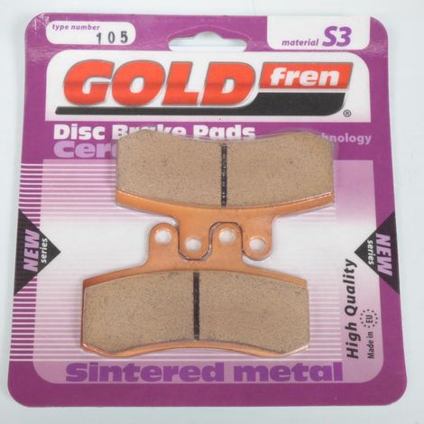 Bremsbelag gold fren für Motorrad mz 660 baghira black panther (1/2)