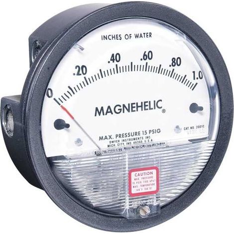 Manomètre Magnehelic 2000-2KPA