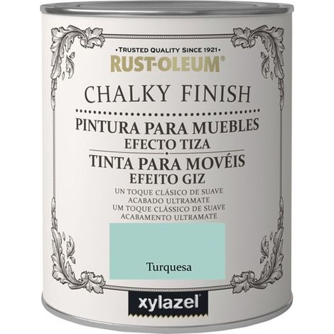 Rust-Oleum Chalky Finish Meubles Turquoise 750ml BRUGUER (1/2)