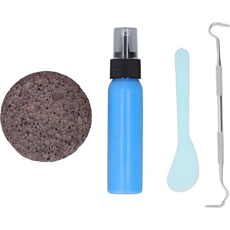 Peeling-Stein-Set mit Latexpolsterung, flachen und runden Steinen zum Selbermachen, zur Entspannung und Linderung – Spielzeug für Erwachsene, Jugendliche und Kinder – Blaue Version (1/5)