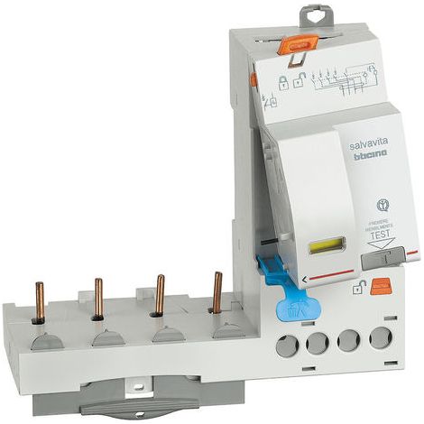 BTicino G43AC32 Module différentiel de fuite à la terre 4P AC Type In= 32A (1/2)