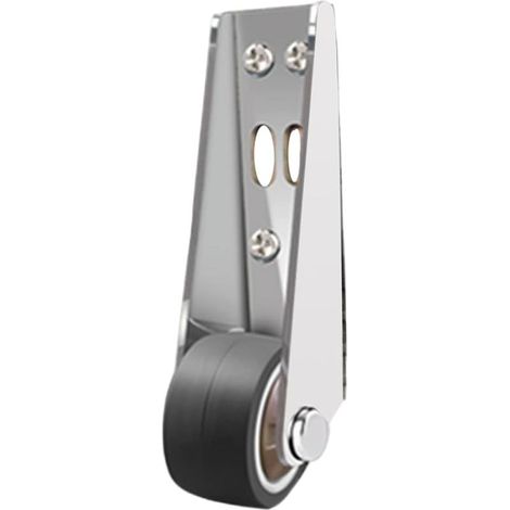 Roulette de portail, roue de support porte retombante en caoutchouc thermoplastique, petite roulette directionnelle avec vis pour portail jardin en bois, clôture jardin (1/5)