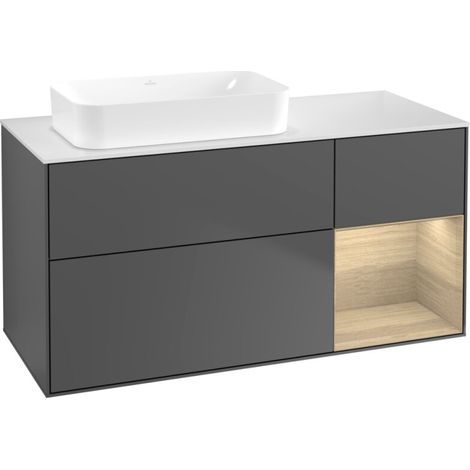 Villeroy & Boch F691PCGK Meuble sous lavabo Finion F69 (1/2)