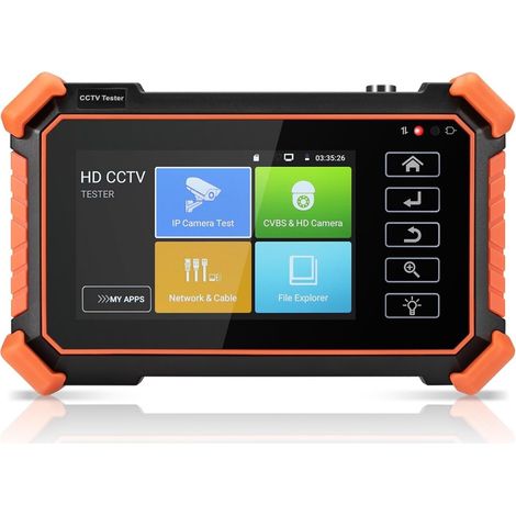 Testeur De Caméra De Sécurité CCTV Testeur De Câble 8K H.265 4K H.264 Test IP Analogique TVI CVI AHD Testeur De Caméra (1/5)