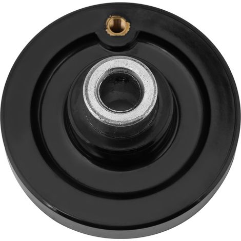 1 volant d'essieu arrière noir pour tours et fraiseuses avec poignée rotative (10 x 63 mm) (1/5)