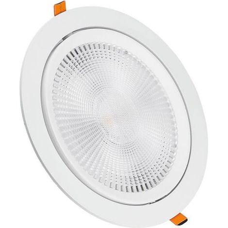 Puce LED encastrée ronde 30W Samsung inclinable couleur blanche 6400K (1/5)