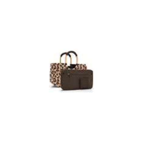 Panier de courses Loopshopper L de Reisenthel, noir et marron