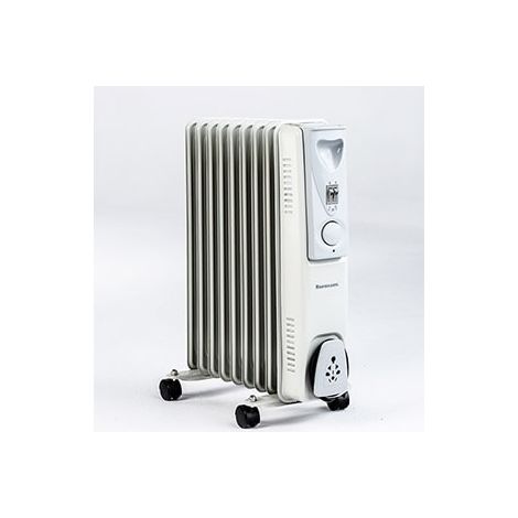 Ravanson OH-09 Riscaldatore elettrico Grigio per interni 2000 W Radiatore de riscaldatore elettrico ad olio (1/3)