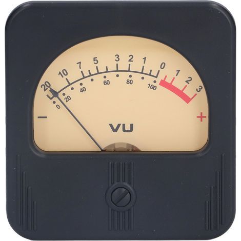 100 mA 12 V VU-Meter, einfache Installation, hohe Präzision, robust und langlebig, dB-Pegel für Tonstudios (1/5)