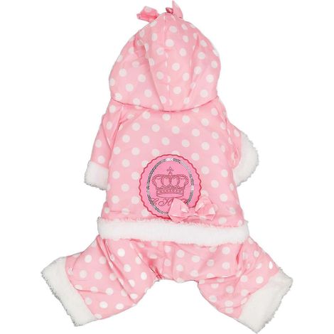 Manteau d'hiver chaud et épais pour chien, pull à capuche en une pièce, veste douce et confortable pour petit, moyen et grand chien par temps froid. (1/5)