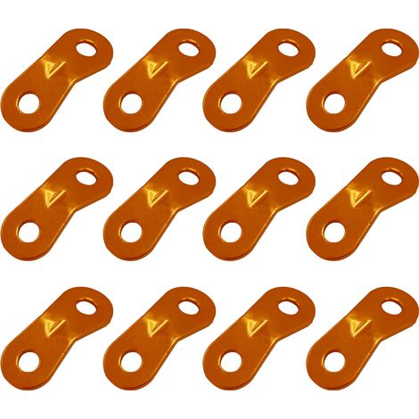 Tendeur De Corde - Alliage D'aluminium - Pour Tente Et Camping - Lot De 12 Pièces (1/5)