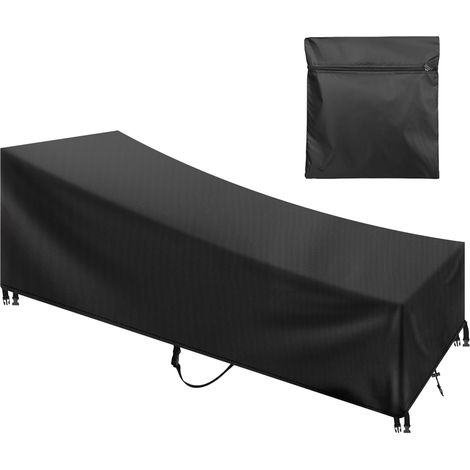 Housse imperméable pour transat de jardin, housse de protection pour transat, chaise longue, mobilier de jardin (1/5)