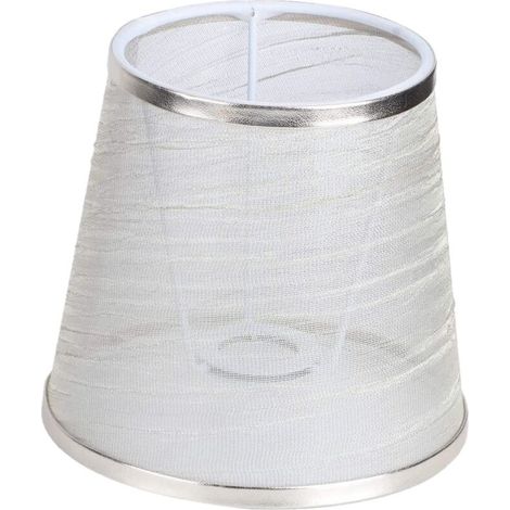 Chevet Mini Abat-Jour Transparent Lustre Lampe en Tissu Applique Murale de Bureau Remplacement Coque Couverture