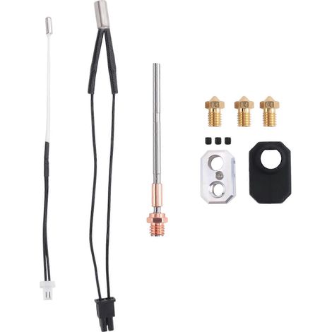 Hotend für Prusa I3 MK4/XL Druckkopf-Heizblock, 0,4 mm Düse, 24 V, 40 W Heizthermistor, Silikonabdeckung, Extruder-Kit