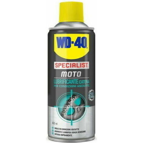 Lubrificante al PTFE per catena per motociclette "WD-40" per condizioni asciutte (1/2)