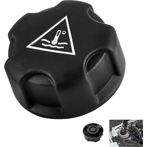 Bouchon Vase D’Expansion pour Réservoir Liquide Refroidissement, Bouchon Radiateur Qualité OE Compatible avec Peugeot 206 207 308 407 408 4008 508 5008 Citroën C3 Remplacement Numéro OE 1306J5 1306E4 (1/5)