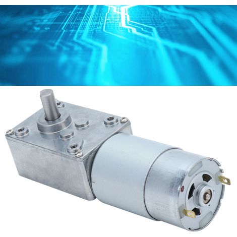 Permanentmagnet-Schneckengetriebemotor 5840-555 für ferngesteuerte Vorhänge und Werbetafeln, 24 V DC, 160 U/min (1/5)