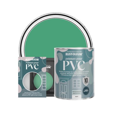 Peinture pour PVC, Finition Mate - Émeraude (1/3)