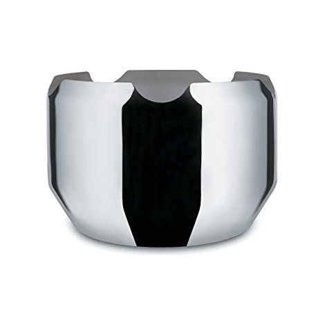 Alessi GIA17 Noè, Vasca Portabottiglie in Acciaio Inossidabile 18/10, Colore: Argento, Finitura Lucida (1/4)