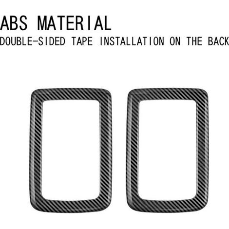 1 Paar. Farbe: Carbonfaser-Optik. Material: ABS. Passend für Toyota Alphard 40er-Serie ab 2023. (1/4)