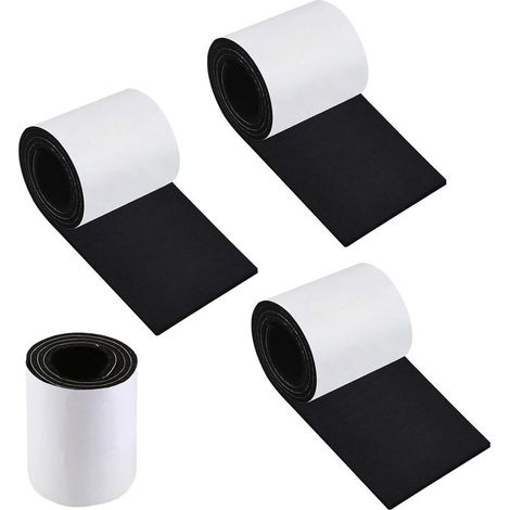 Feutres autocollants, bandes de feutre adhésives solides, 2 mm, patins de meubles, couche protectrice, feutre, découpable, bricolage adhésif, patins pour canapé, pieds de table, pieds de meubles de (1/5)