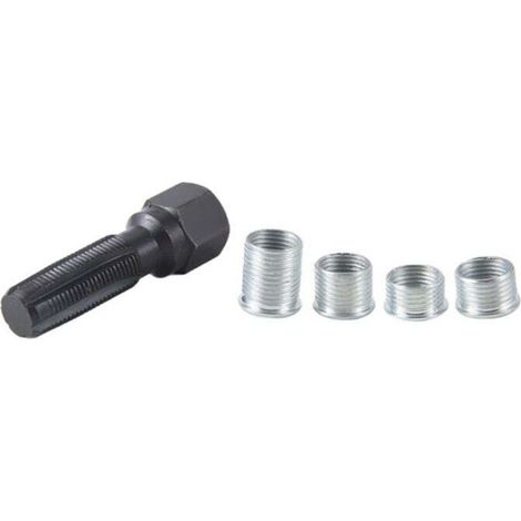 Kit de Réparation Filetage Bougie Allumage Taraud M14x1.25 Alésoir Réusinage 14mm (1/4)