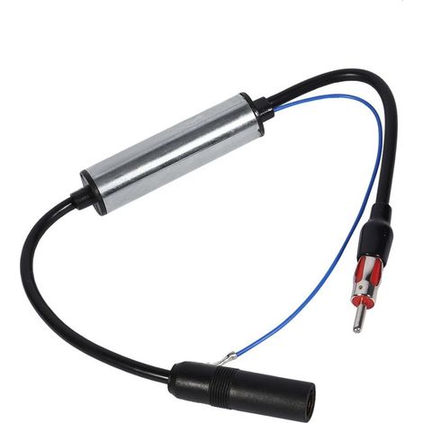 Amplifier of signal, antenna of car, installation easy, improves the reception FM, reduces the bruit, high sensitivity for the electronic (1/5)