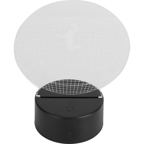 Lampe 3D LED Basket-ball, Veilleuse Tactile de Chevet pour Enfants Adolescents Chambre Déco, USB ou Piles (1/5)