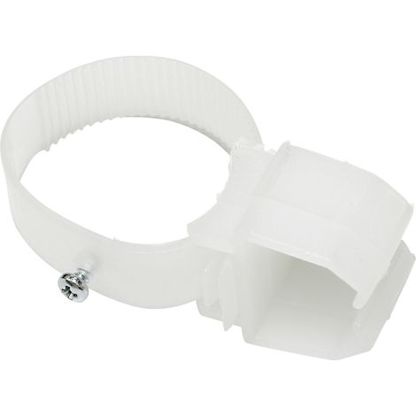 Gardinia U-Halter variabel weiß, 2-er Pack Gardinenstangen & Zubehör