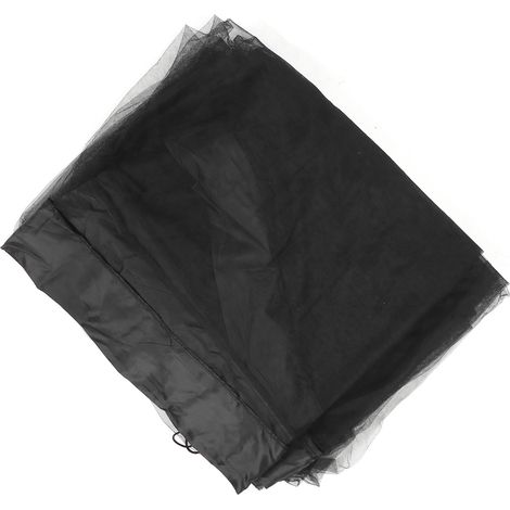 Moustiquaire pour parasol de terrasse, housse avec fermeture éclair, protection anti-insectes extérieure, filet de protection pour ombrelle de jardin (1/5)