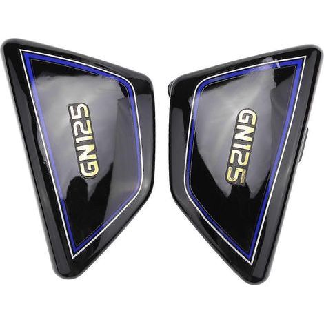 Cache-batterie latéral de cadre noir pour moto Suzuki GN125